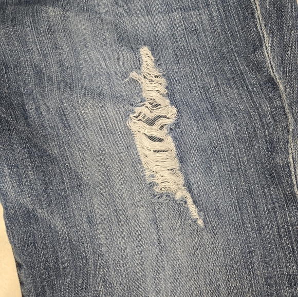 Kut from the Kloth Catherine Boyfriend distressed Jeans Women's Size 4  Blue - Picture 8 of 8